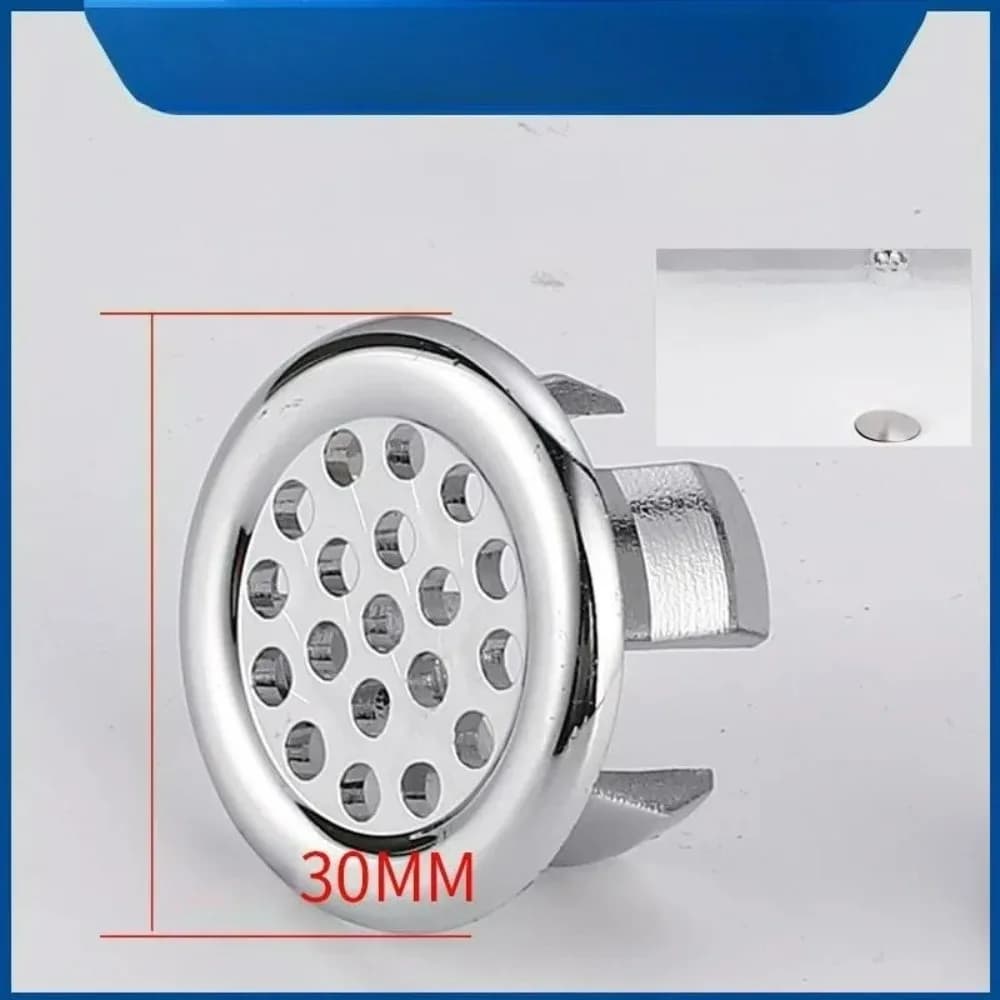 22-24mm Electrolyte Toothbrush Ring Plastic Basin Coating Mat for Bathtub & Washbasin Hole Cover 2 pieces