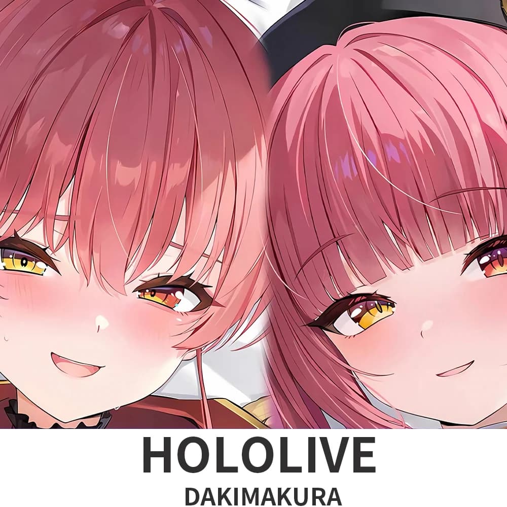 Dakimakura Hololive Houshou Marine, fodera per cuscino con motivo in stile anime, per divano e letto