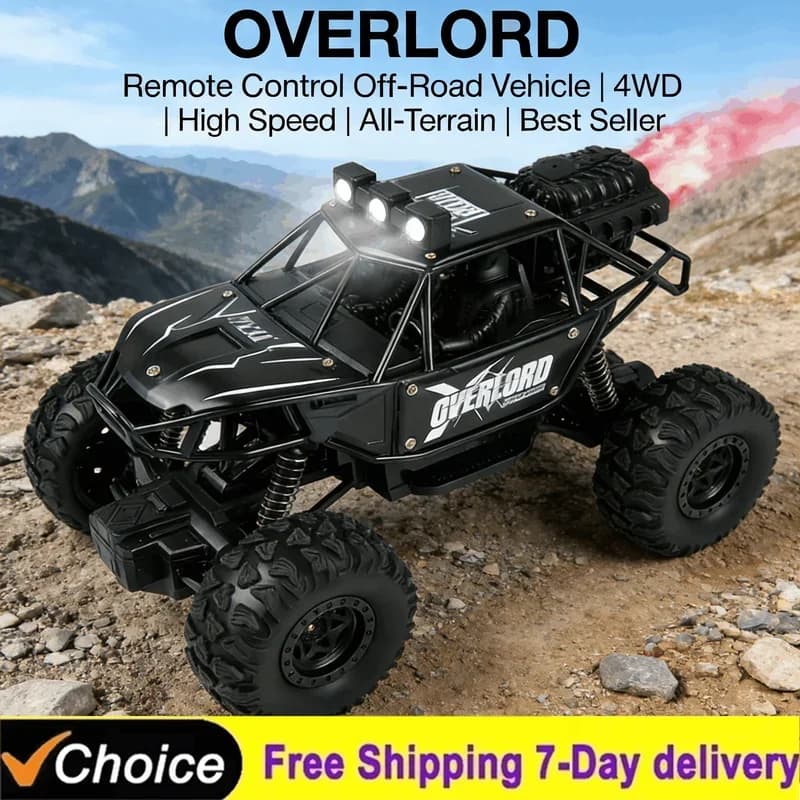 Auto RC 4WD Fuoristrada 1:16, Veicolo Elettrico da Corsa, Velocità 20km/h, Giocattolo per Bambini, Drift e Telecomando, Regalo per Ragazzi