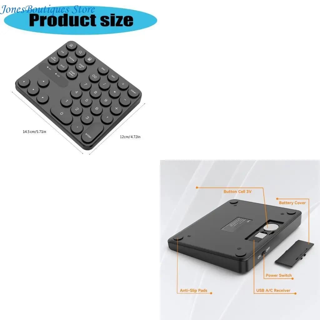 Tastierino numerico ricaricabile per Pad Procreate Tastiere wireless per tavolette da disegno e grafiche Scorciatoia W8KE