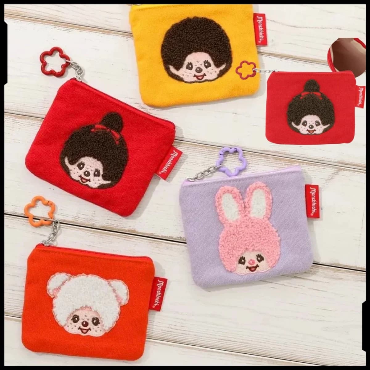 Portamonete Munchki carino, mini borsa portaoggetti, custodia portatile per cuffie e carte, porta passaporto, portafogli da donna