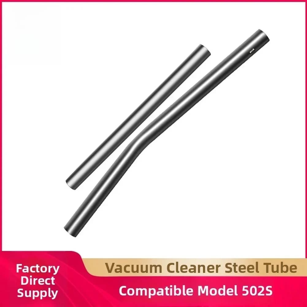 Tubo di prolunga in acciaio inossidabile per Geno 502S, tubo metallico resistente per accessori per aspirapolvere industriali, strumento per la pulizia