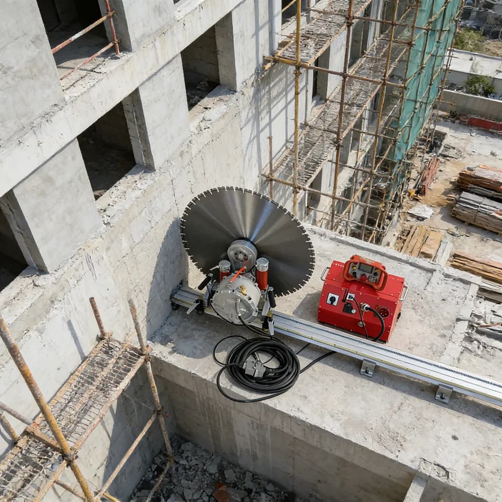 Hydraulic Cutting Saw with 700mm Blade for Fondamenta Industrial Removing Projects