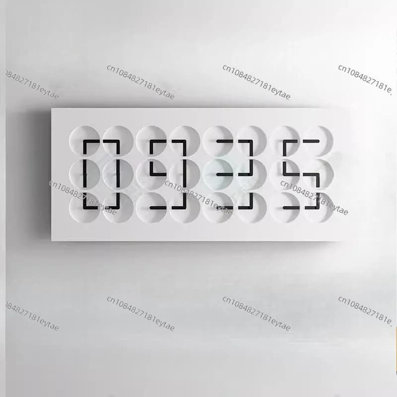 Orologio da Parete Decorativo Interattivo Dinamico Meccanico Meichen, Installazione Artistica Creativa, Decorazione Morbida