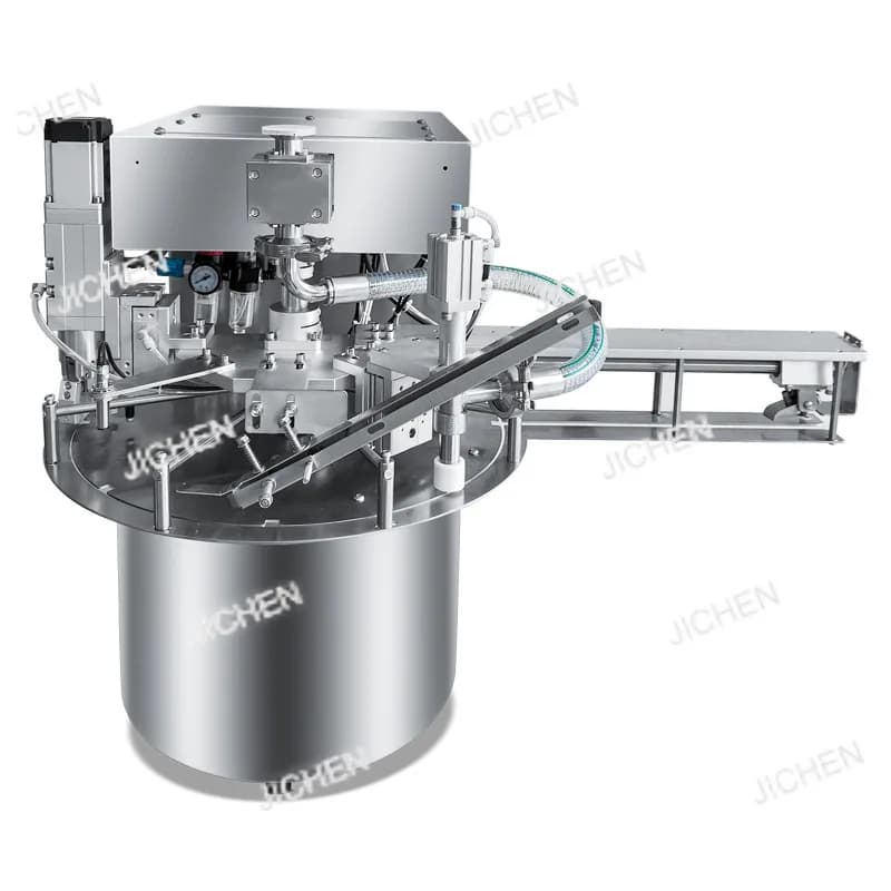 Automatic bag filling machine with self-supporting suction nozzle for laundry detergent, table turntable with screw cover