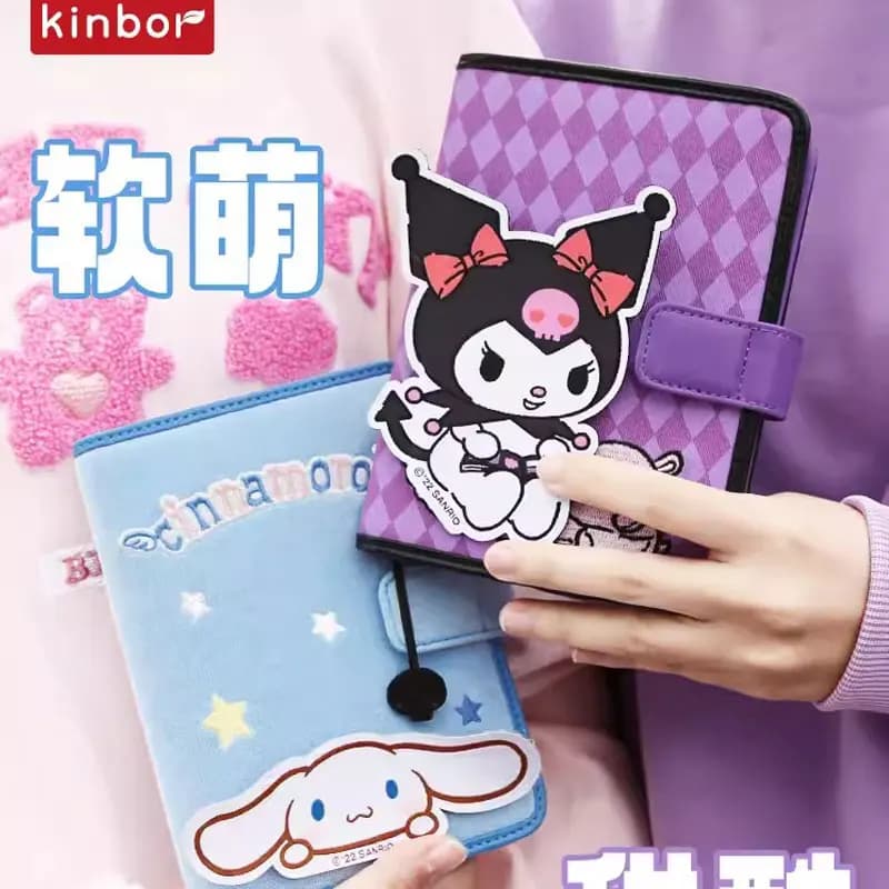 2023 nuovo A6 Kinbor 128 pagine diario piano mensile Notebook con pizzo Cartoon adocity schedule manuale regalo ragazza carina