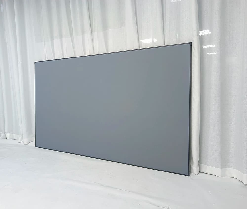 Schermo per Proiettore ALR PET Crystal a Telaio Fisso Ultra Corto 120 Pollici 16:9, Guadagno 0.8, Angolo di Visione 160°, Portatile