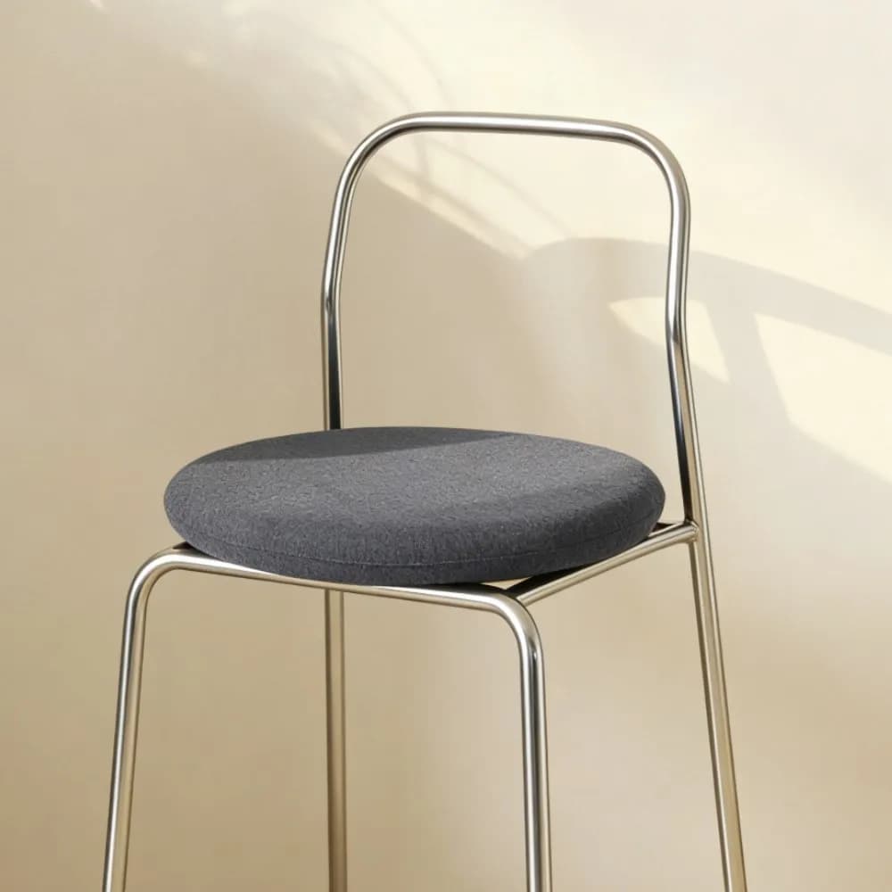 Cuscino per Sedia in Memory Foam Confortevole 30/35/40/45cm, Imbottito Antiscivolo Morbido Rotondo per Casa, Cucina, Ufficio