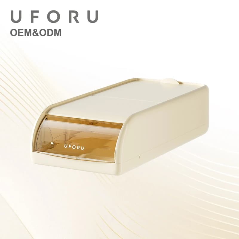 UFORU Contenitore per Uova con Coperchio Ribaltabile, Organizzatore Salvaspazio per Uova da Frigorifero