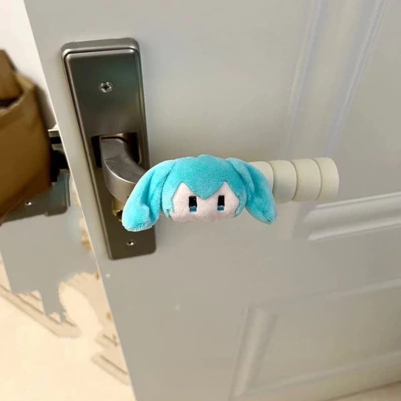 Copri Maniglia Porta in Peluche Kawaii, Antiscivolo e Anticollisione, Guanto Caldo per Maniglia, Decorazione Carina per Camera da Letto, Protezione Universale