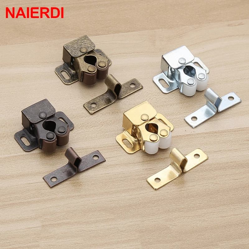Closer Stoppers Damper Buffer For Wardrobe Hardware Furniture Fittings AccessoriesNAIERDI Bag Magnet Cabinet Catches Door Stop