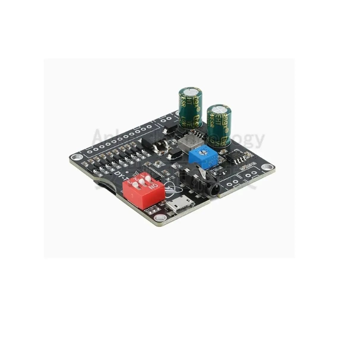 Modulo di controllo lettore MP3 vocale originale DY-T20L da 10 W/20 W, trigger uno a uno, scheda di memoria TF, chiavetta USB