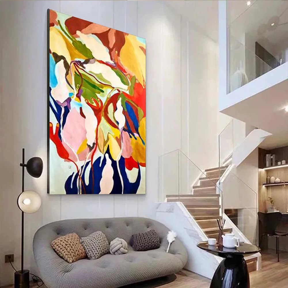 100% hand drawn texture abstract oil painting original wall painting home living room decoration paint interior aesthetics