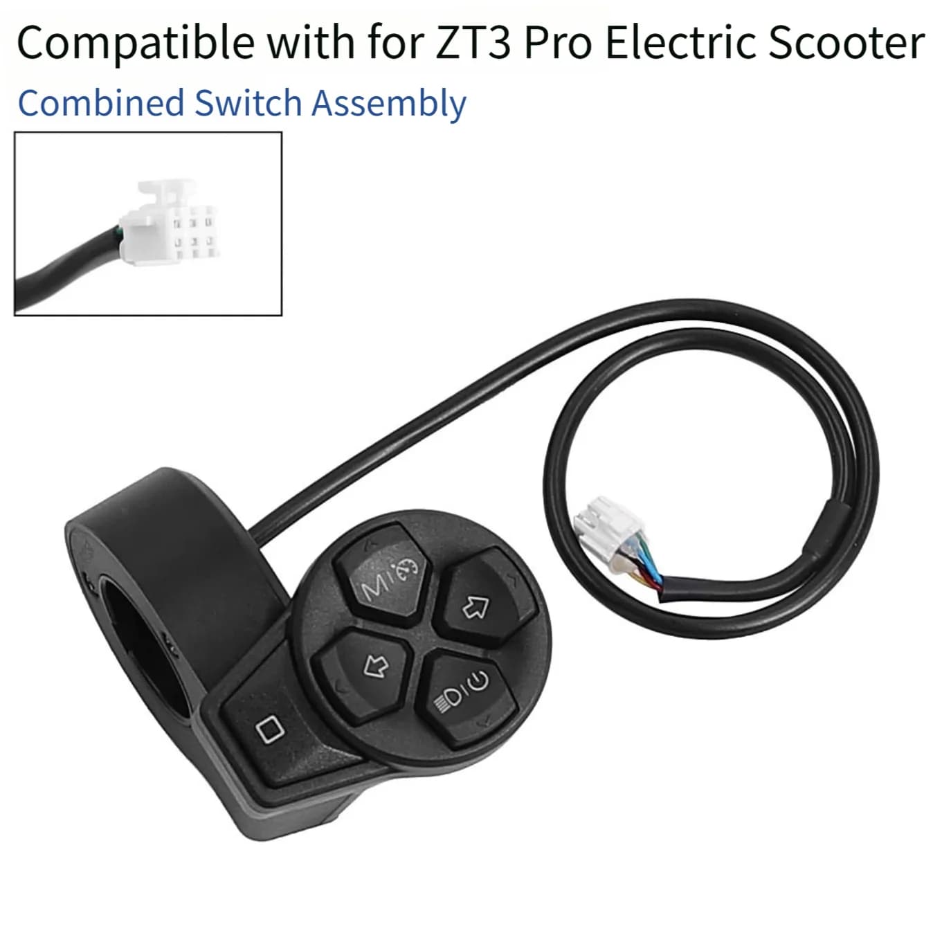 Left Right Turn Signal Switch ABS Black Part For NINEBOT Electric Scooter Direction Indicator Scooter Repair Accessories