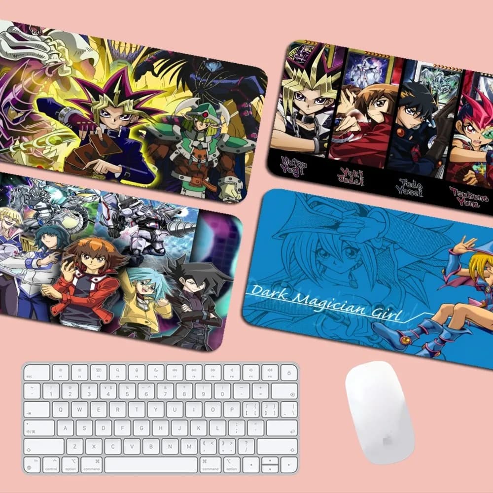 Cartoon Anime Yu-Gi-Oh MONSTER CARD Mousepad Boy Pad Natural Rubber Gaming Desk Mat Size For Gameing World Of Tanks CS GO Zelda