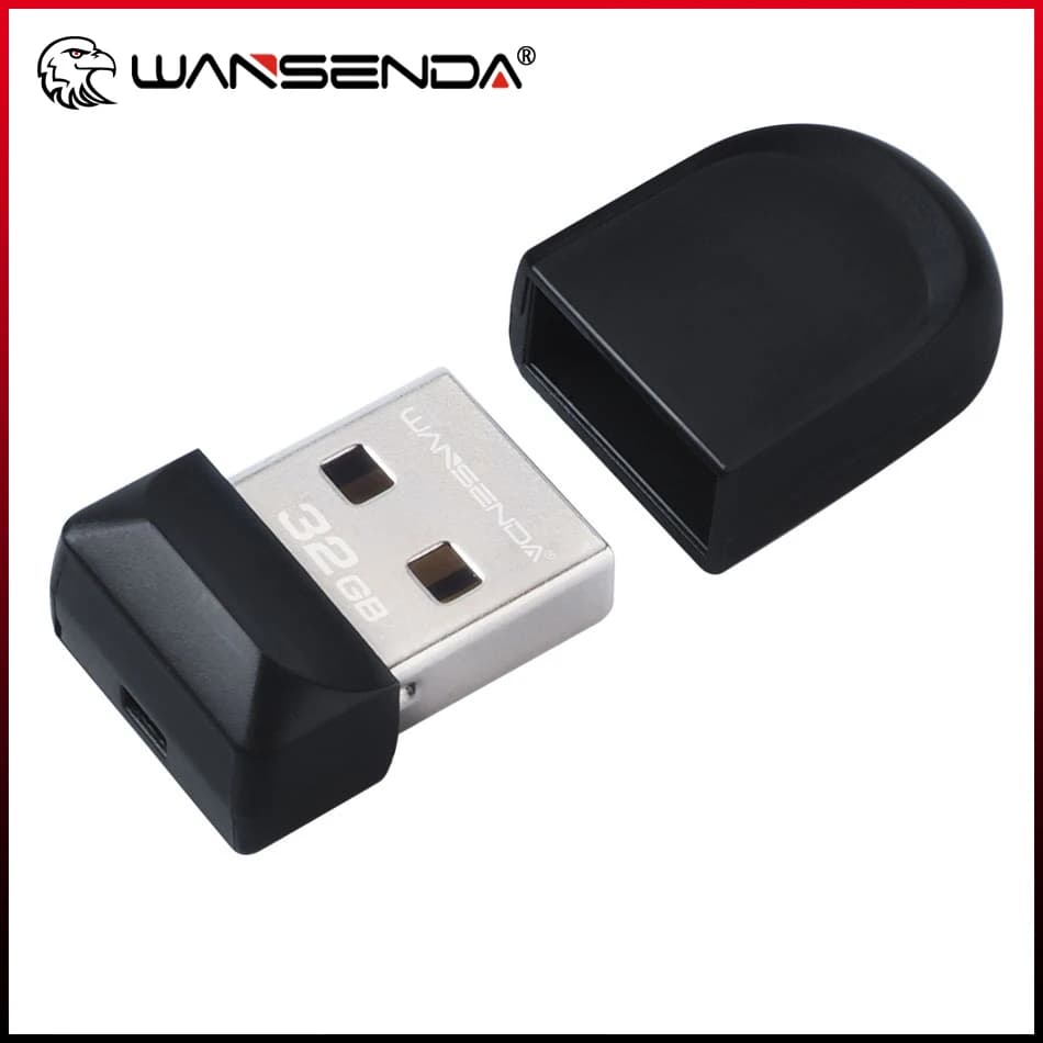 WANSENDA Super Mini USB Flash Drive impermeabile Pendrive 64GB 32GB 16GB 8GB 4GB capacità reale USB 2.0 Memory Stick Thumbdrive