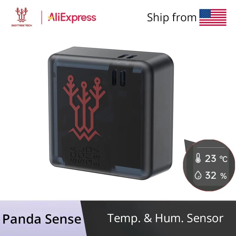 BIGTREETECH Panda Sense Temperature Humidity Sensor Real-time hygrometer Panda Touch 3D Printers Bambu Lab Accessories