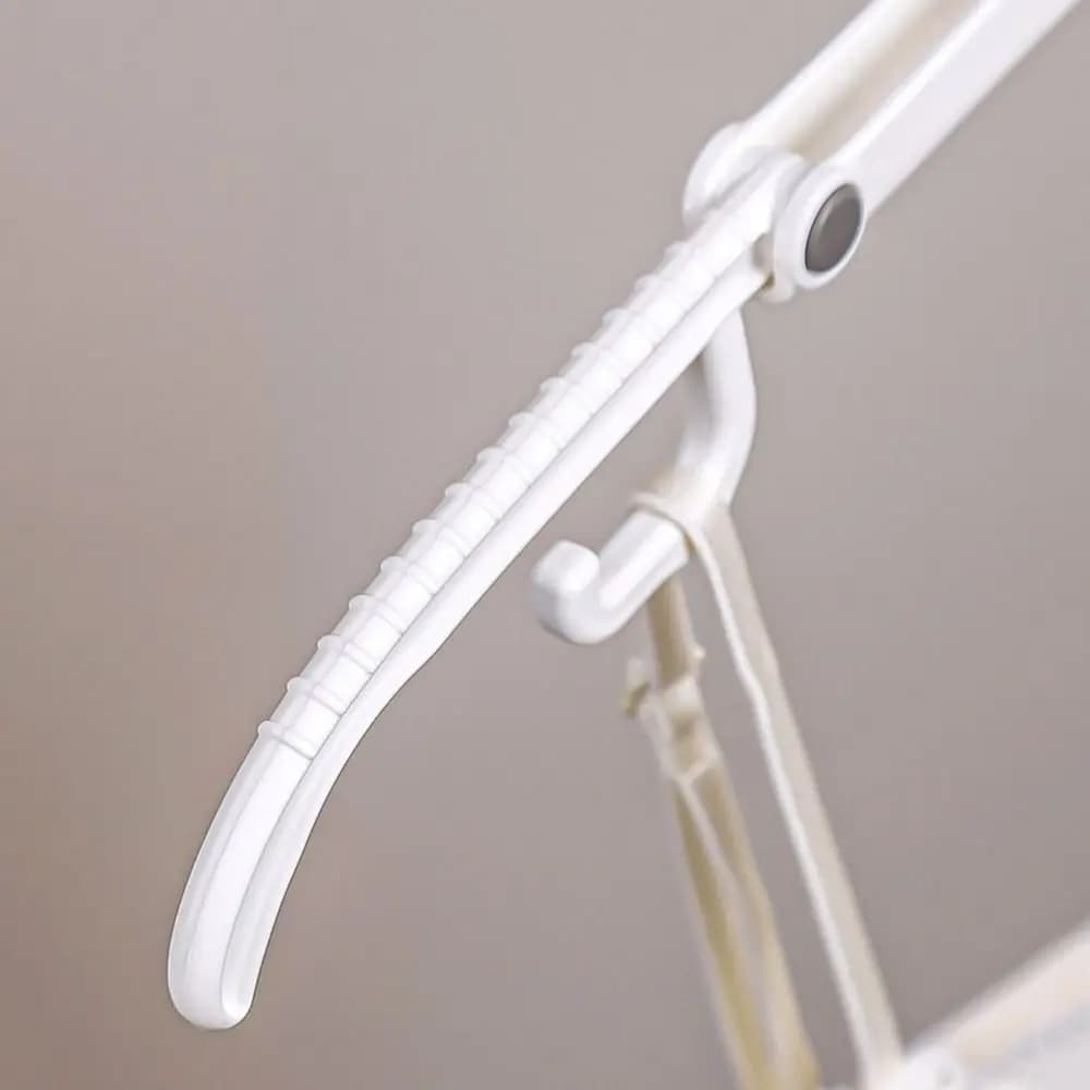 Appendiabiti pieghevole antiscivolo da 5 pezzi Appendiabiti da viaggio antivento salvaspazio in plastica con 2 mollette Stendibiancheria