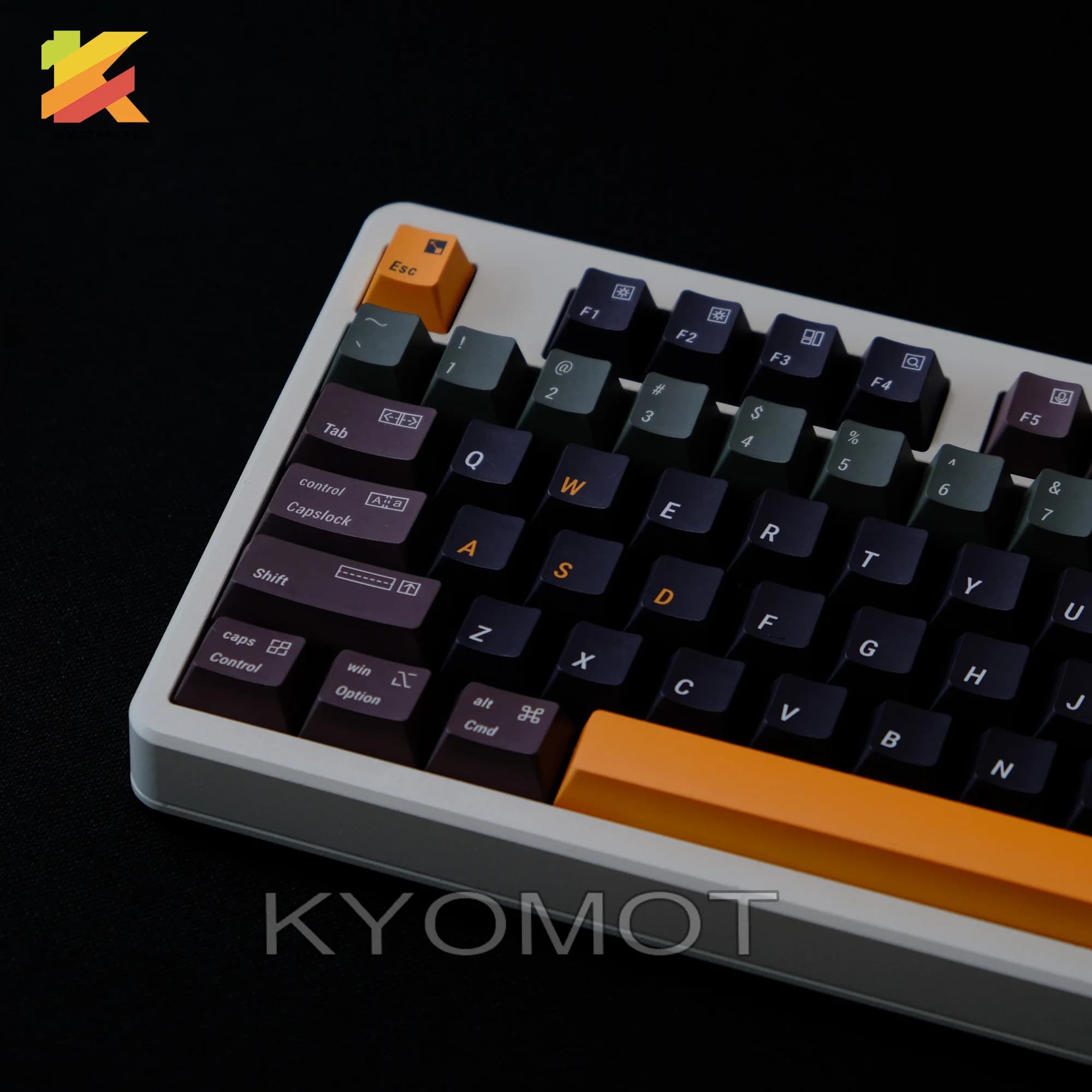 KYOMOT 150 tasti Risonanza R2 Tema Keycaps Cherry Profilo PBT Dye Sub Keycap per giochi fai da te MX Switch Tastiera meccanica Caps
