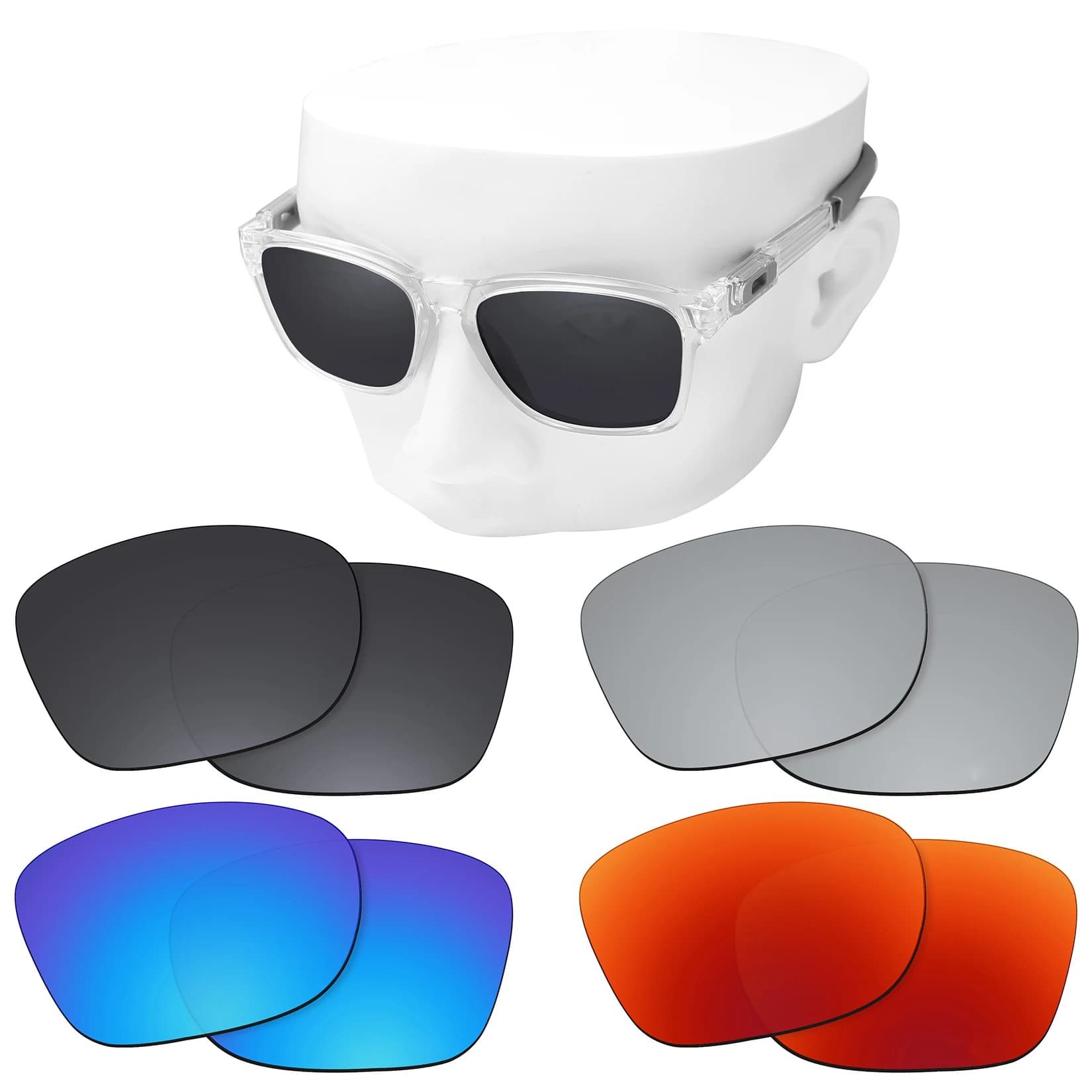 OOWLIT Polarized Replacement Lenses for Oakley Catalyst OO9272 Sunglasses - Multi Color