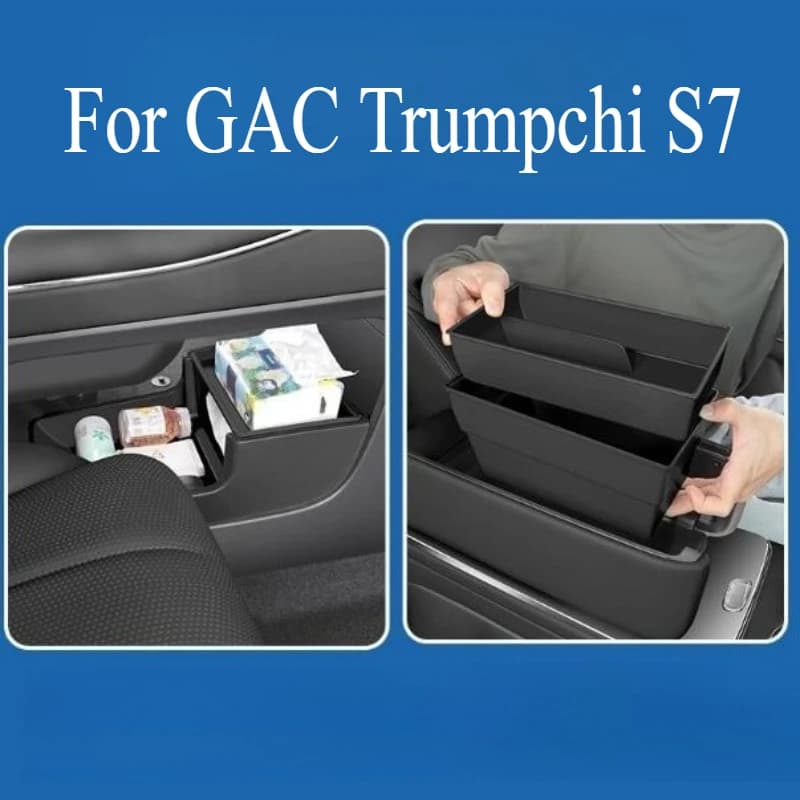 Scatola portaoggetti inferiore speciale per controllo centrale per GAC Trumpchi S7 Scatola portaoggetti per bracciolo Decorazione accessori interni per auto