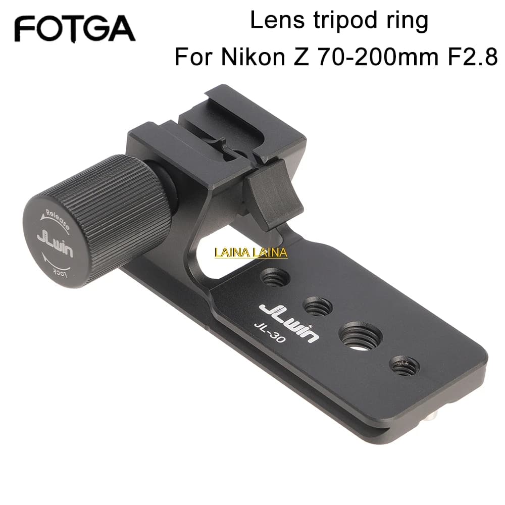 Anello per Treppiede FOTGA per Obiettivo Nikon Z 70-200mm F2.8, Adattatore per Fotocamera, Sostituzione del Supporto per Treppiede, Anello a Sgancio Rapido per Treppiede