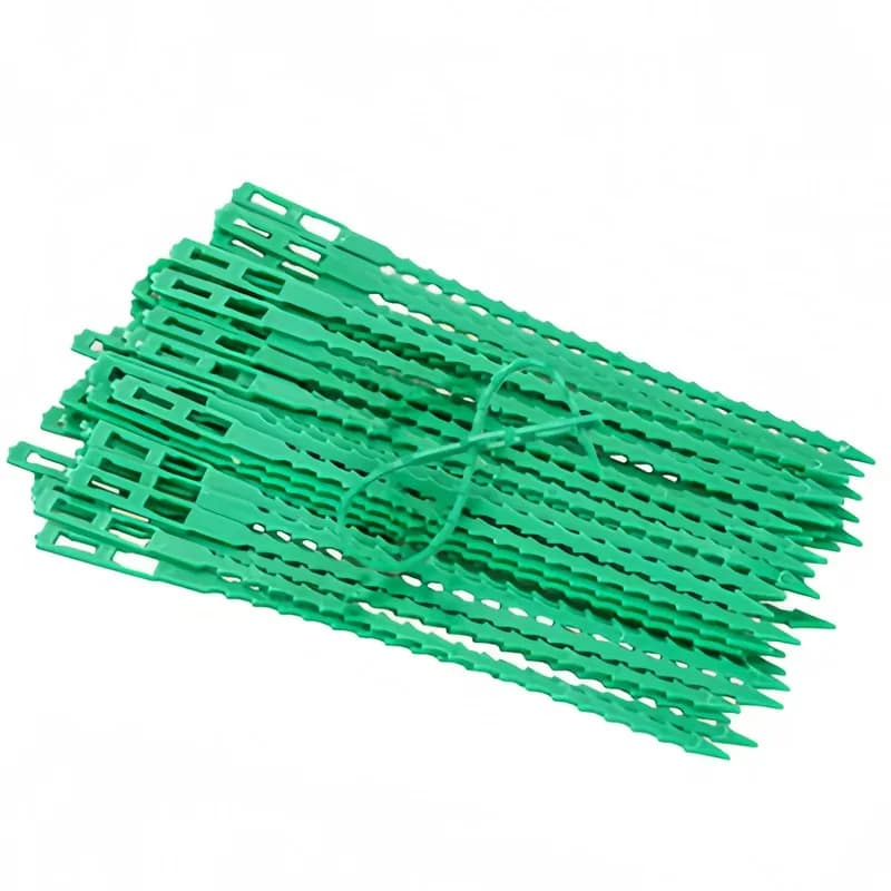 46Pcs13cmSelfLockStyleFishbone Cable Tie ReusableEasyAdjust Suitable forGardeningClimbing VinePlantFixingVine、FruitSolid、Vege