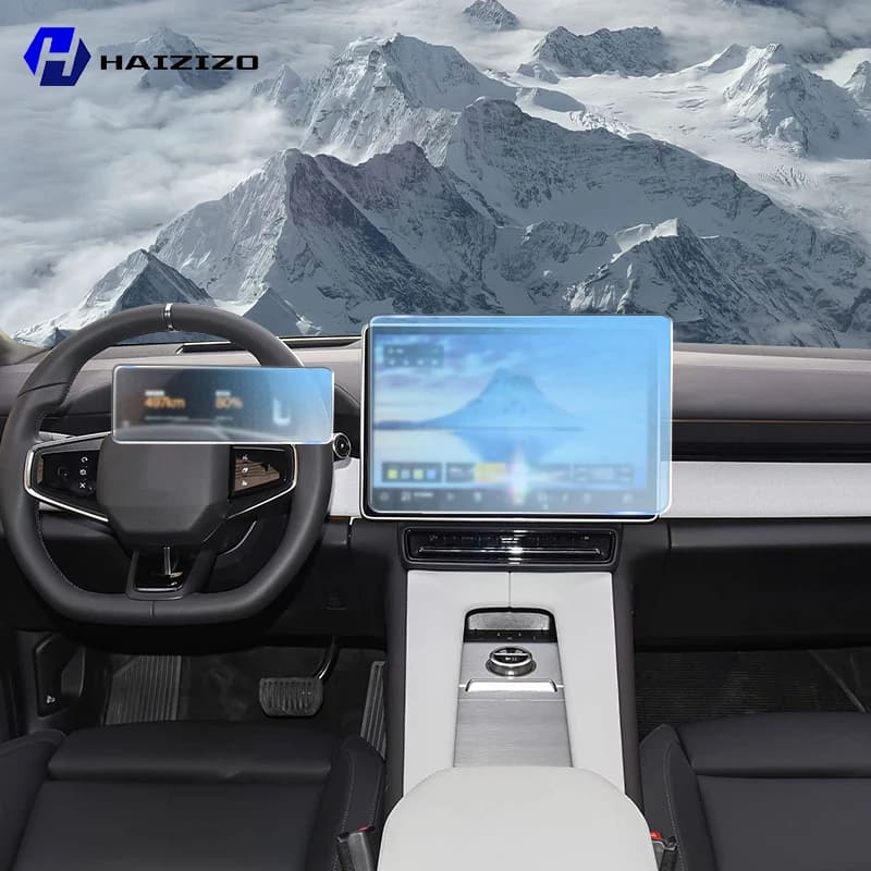 Pellicola Protettiva Opaca per Schermo Interno Auto Polestar 4 2023-2025, Protezione Console GPS e Schermo LCD, Film TPU Antigraffio PPF