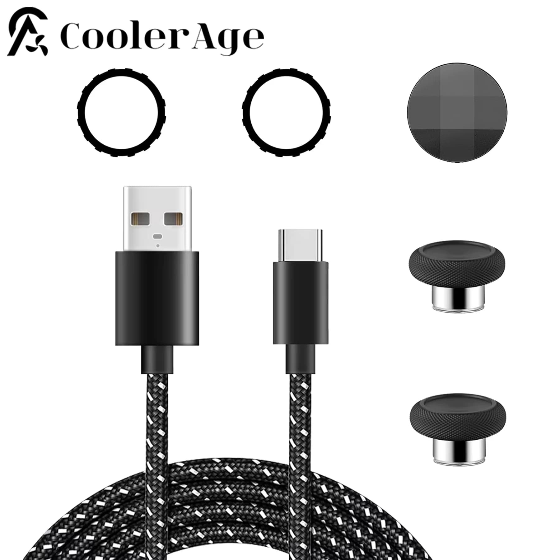 Cavo di ricarica USB tipo C per Xbox one Elite Series 2 Kit componenti Controller anelli recenti accessori per levette D-Pad