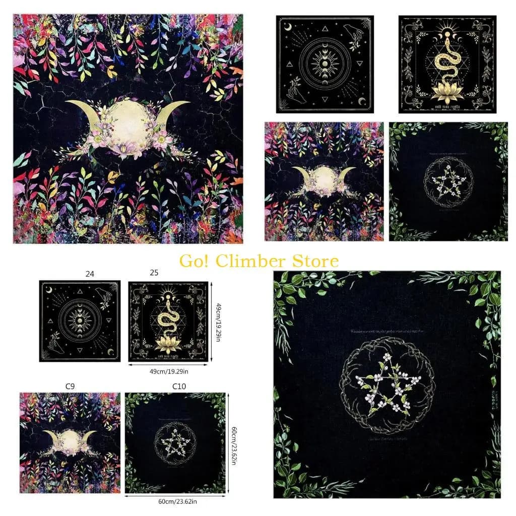 Q84C Divinazione Aratare Tarocchi tavolo da patch Cover Magician Daily Board Game Pad