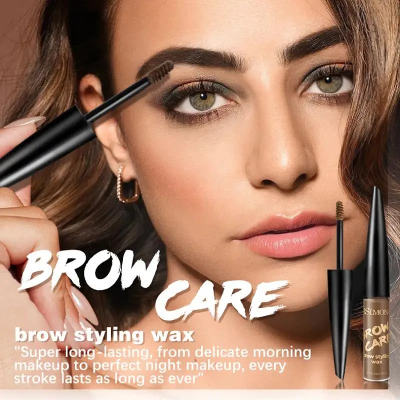 BSIMONE Mascara per Ciglia e Siero per la Crescita delle Ciglia e Sopracciglia 5.5g Nutriente e Volumizzante, Mascara Nero 4D per Ciglia Incurvate, Spesse e Allungate