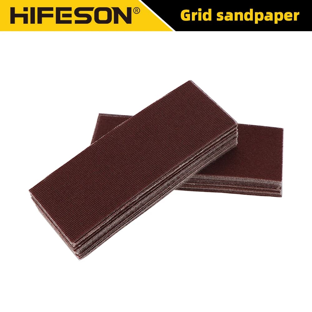 HIFESON 70x198mm Carta vetrata rettangolare Carta vetrata per aspirapolvere Disco abrasivo Disco abrasivo-Parte abrasiva 98A Accessorio levigatrice