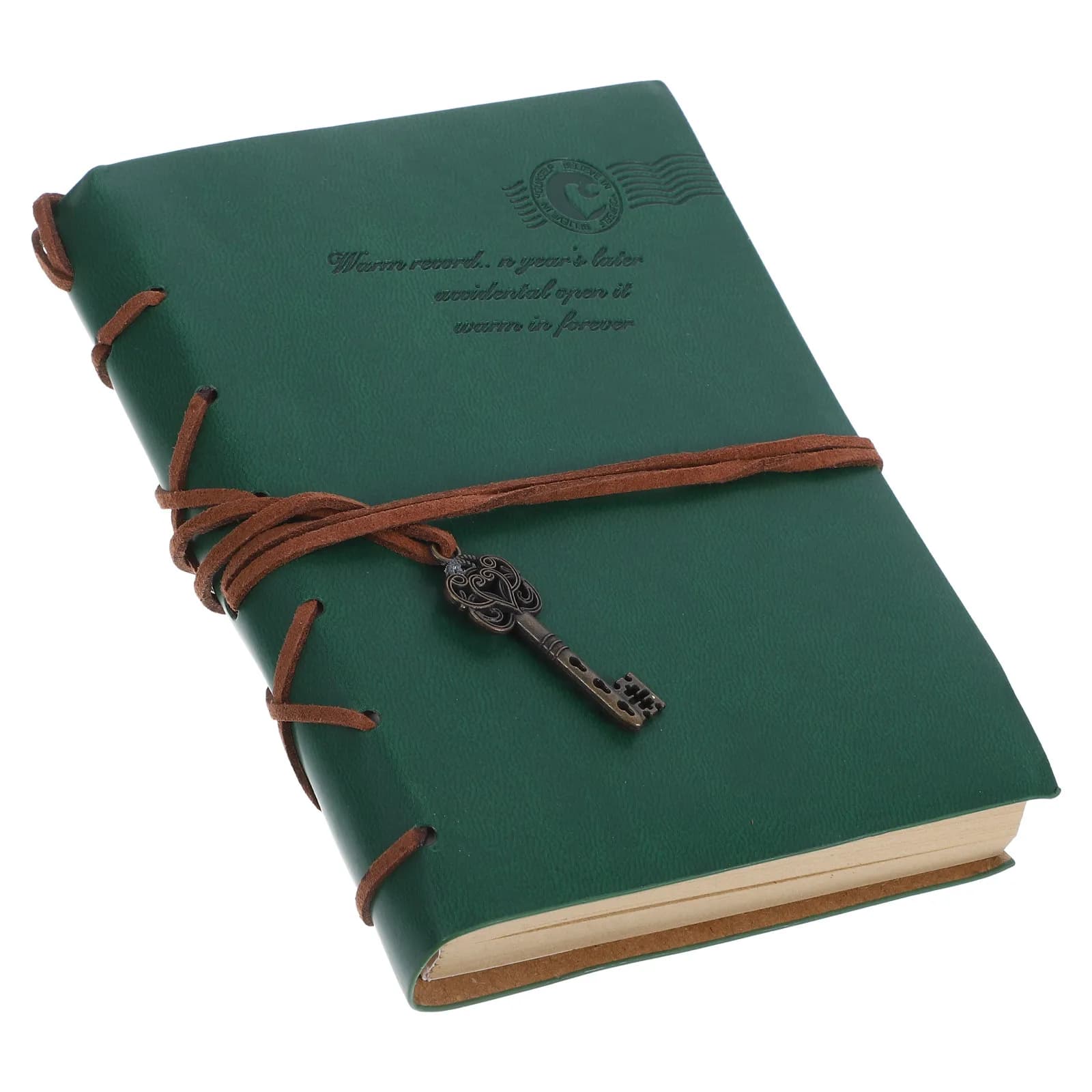 PU Vintage Journal Blank Notebook Portable Travel Daily Writing Notebook Multifunction Sketchbook Blank Journal