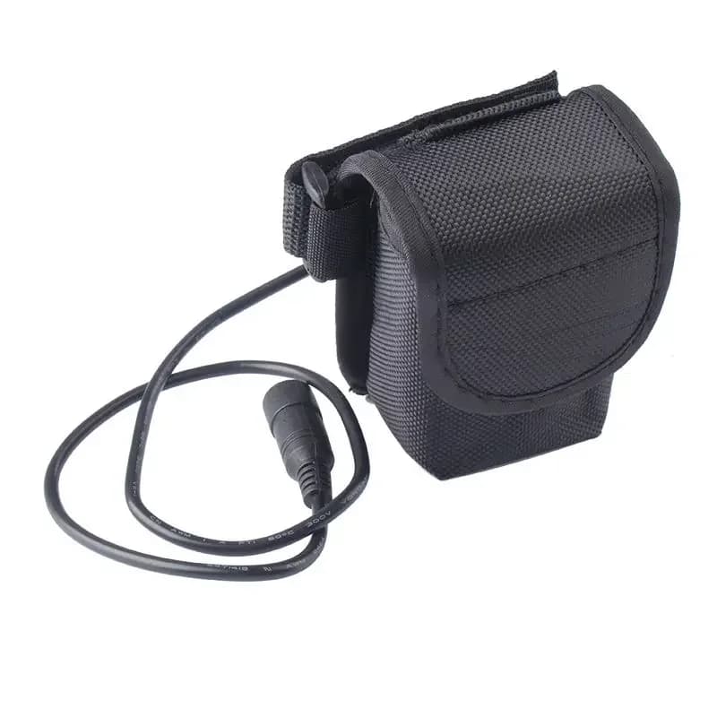 Batteria 12000mAh 8.4V, Pacco Batterie 18650 Impermeabile, 6x18650 Ricaricabile al Litio per Lampade Auto T6, Fari Bicicletta, Celle per Bici