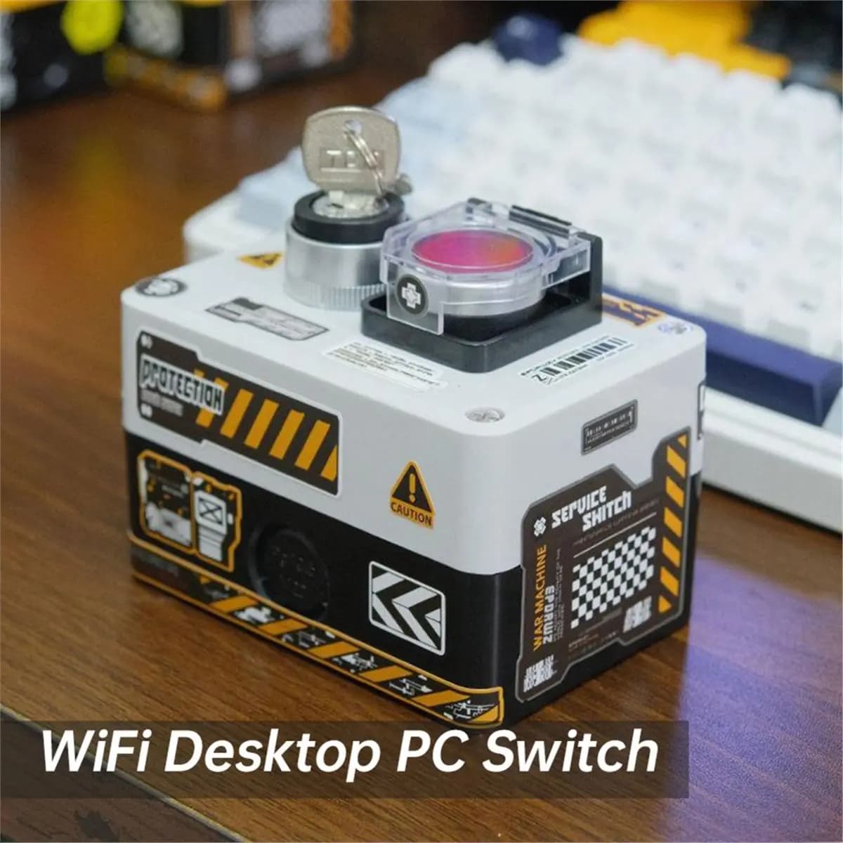 WiFi Wireless Desktop PC One-Click StartSwitch Boot DIY Key External Dual Chassis on/Off Control for Major Computers A