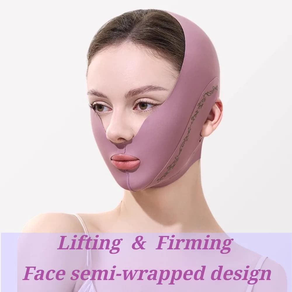 Fascia Modellante Viso Migliorata, Cinghia Lifting per Mento e Guance a V, Fascia Antirughe, Strumento per Massaggio Facciale e Cura della Pelle