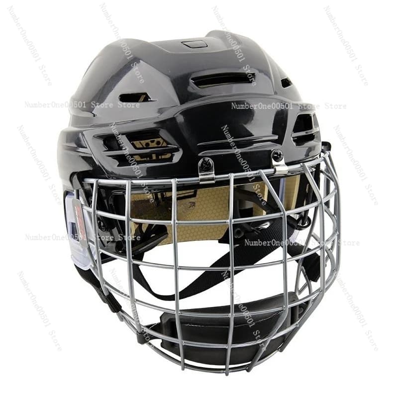 Casco da hockey su ghiaccio Attrezzatura da pattinaggio a rotelle da rugby Cappellino da caduta per adulti