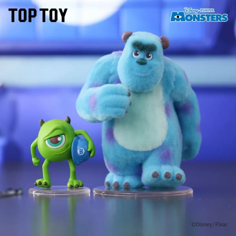Nuova Scatola Misteriosa Originale Toptoy Pixar Monsters Work Log Series con Figurine di Mike Wazowski e Sulley, Regalo Sorpresa