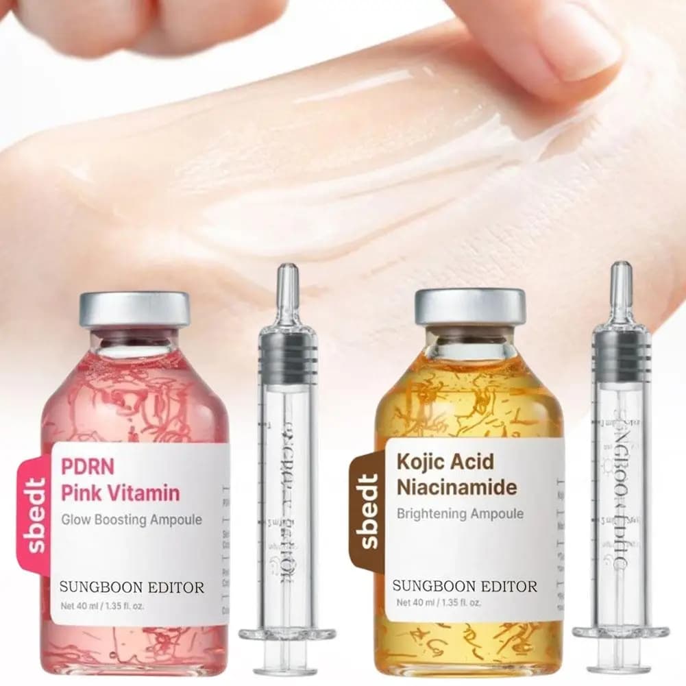 Siero in Fiale con Essenza di Collagene Profondo, Set Rassodante Anti-Rughe con Effetto Lifting per Uomini e Donne, Cura Quotidiana della Pelle