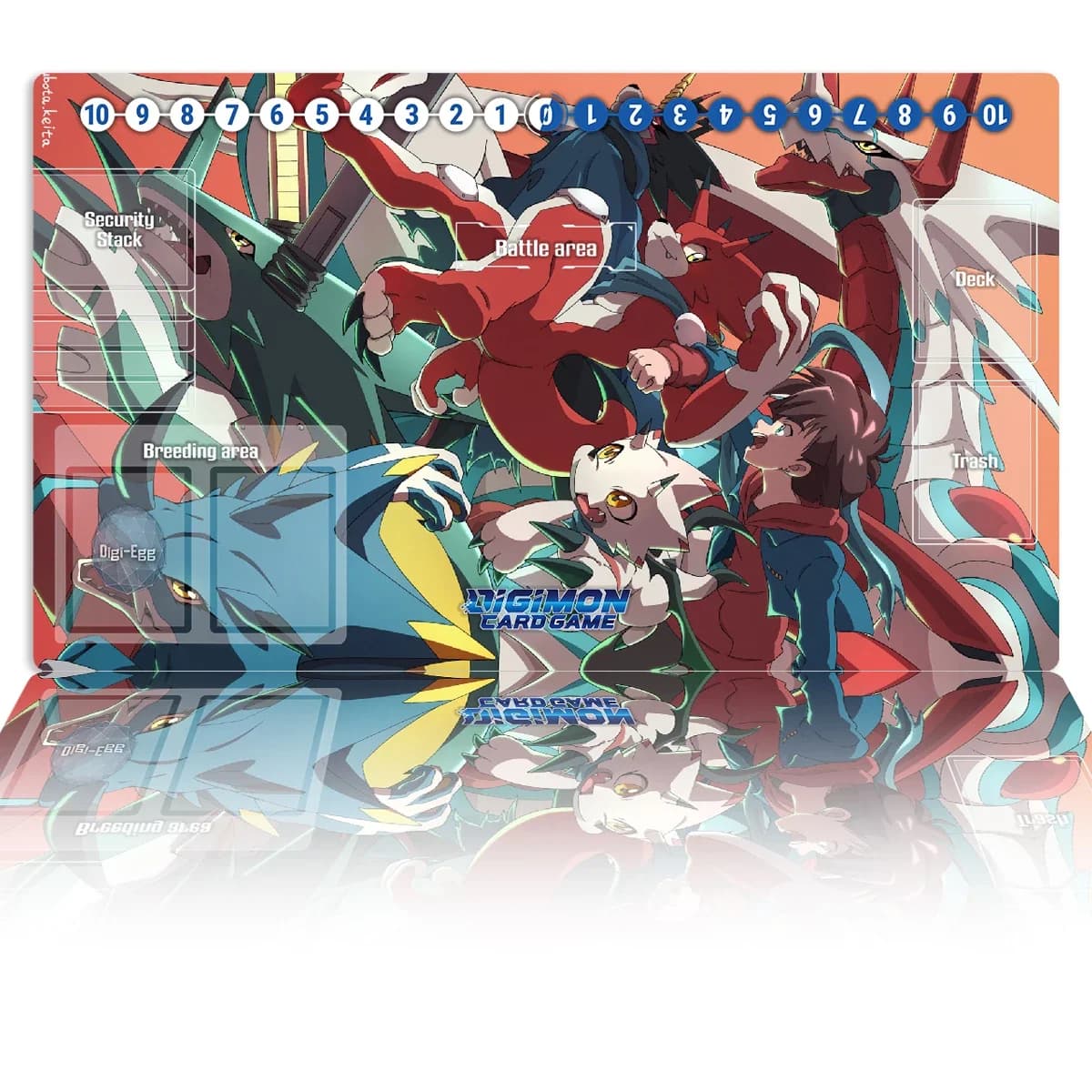 Digimon Playmat Betel Gammamon Canoweissmon DTCG CCG Mat Gioco da tavolo Pad Gioco di carte collezionabili Tappetino per mouse in gomma Tappetino da scrivania Borsa gratuita