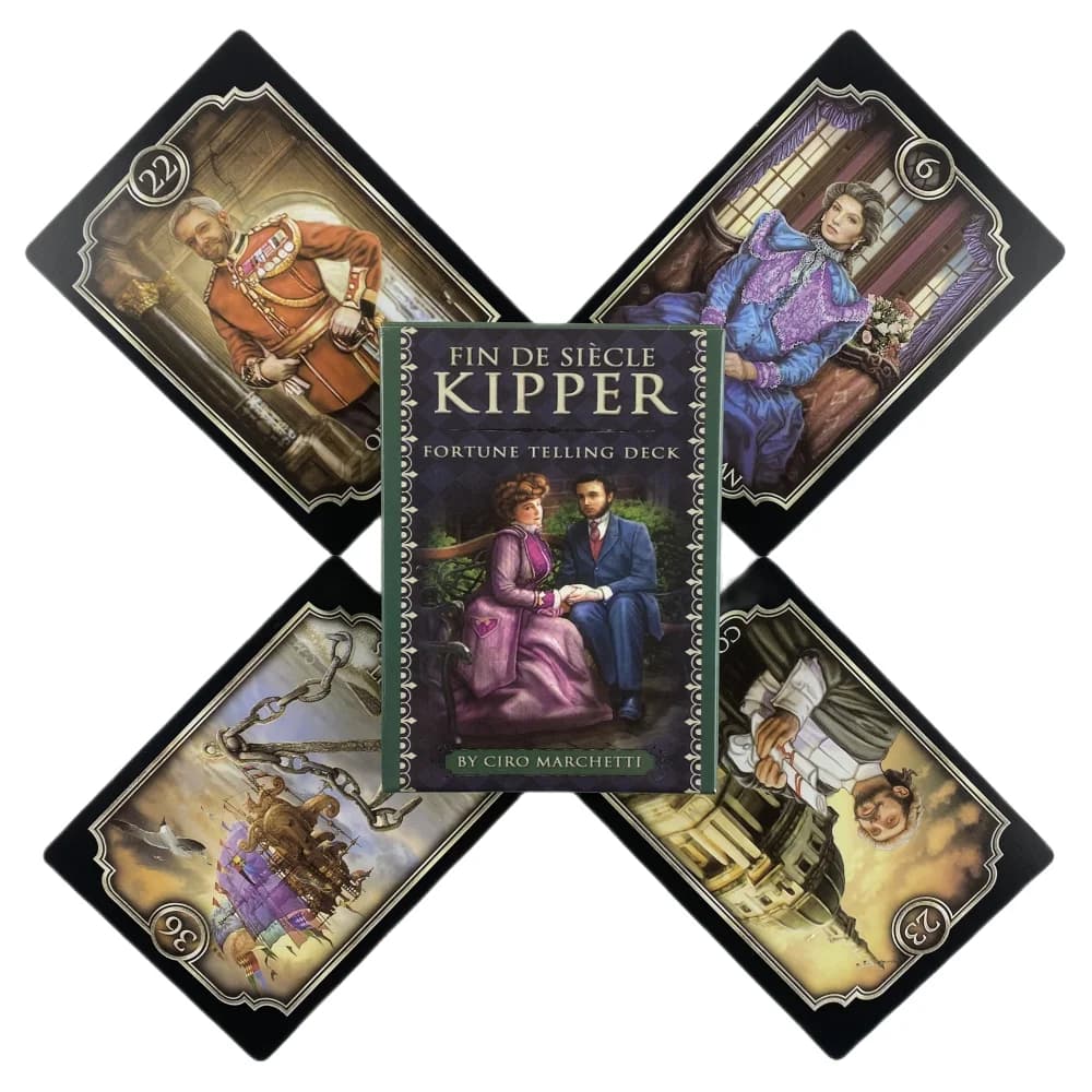 FIN Setaccio Kipper Tarocchi Carte Versione inglese Divinazione Fate Deck Oracle Card Giochi da tavolo per giochi di intrattenimento giocattolo per feste