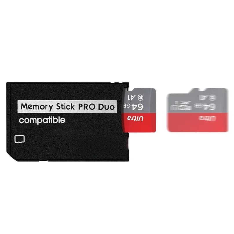 Adattatore TF a Memory Stick Pro Duo per PSP, Lettore di Schede SD per Sony PSP1000 2000 3000, Accessori per Gaming
