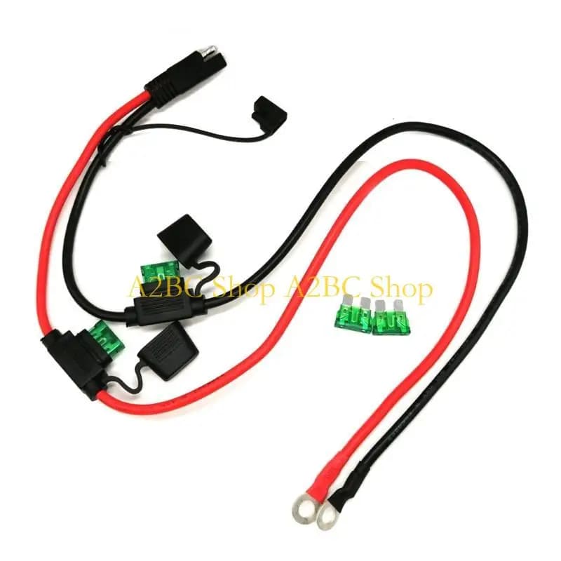 Cavo ricarica della batteria A2bc SAE da 10awg da SAE a O Connettori terminale anello Filo cabla