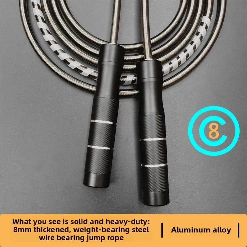 Weight Loss and Slimming Professional Use Aluminum Alloy Steel Wire Bearings To Jump Ropes Fitness,Burn Fat,Extend Coarse Weight