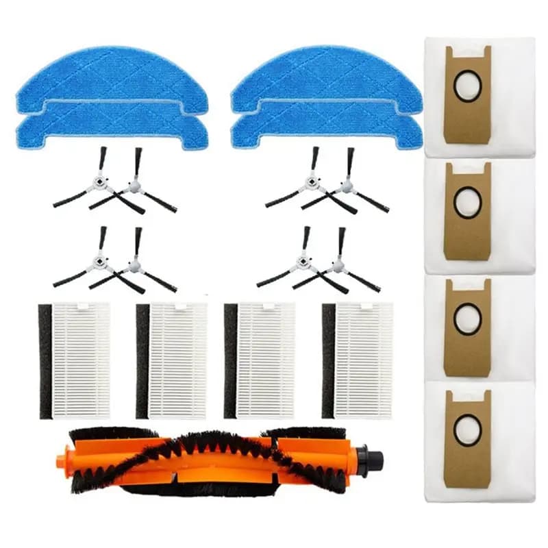 A65T-For Combo Robot Vacuum Vacuum Brush Dust Bag Filter Roller Mop Replacement Parts