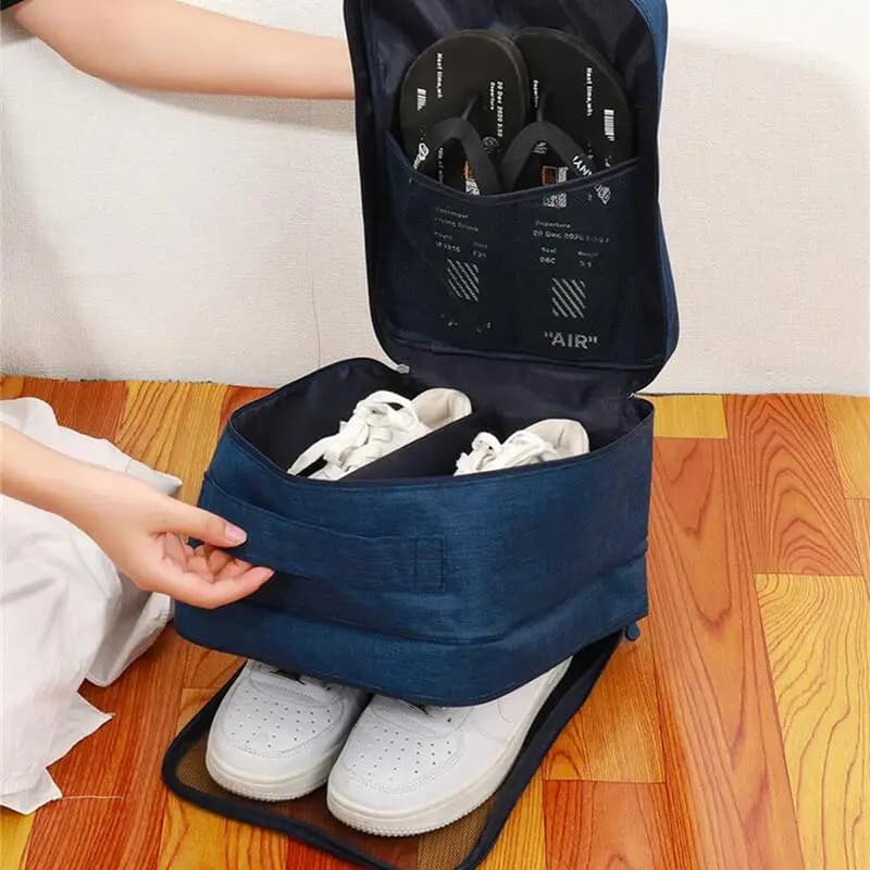3 Layered Shoe Bag Travel Storage Box Organizer Bags for Men Luggage Bags for Women Bags Bag Tote Bag Travel Accessories