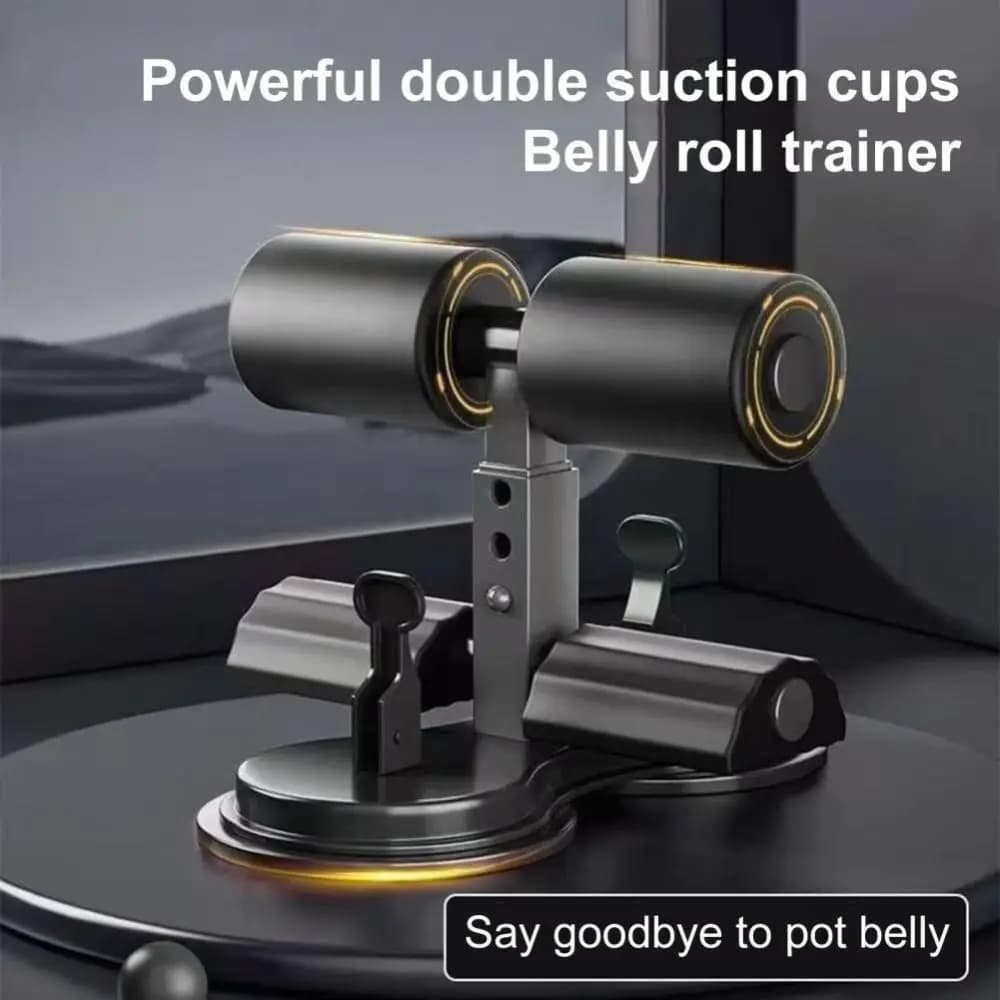 Barra di supporto per sit-up con banda di resistenza, tipo a ventosa, supporto per caviglia, attrezzatura fitness per sit-up, altezza regolabile