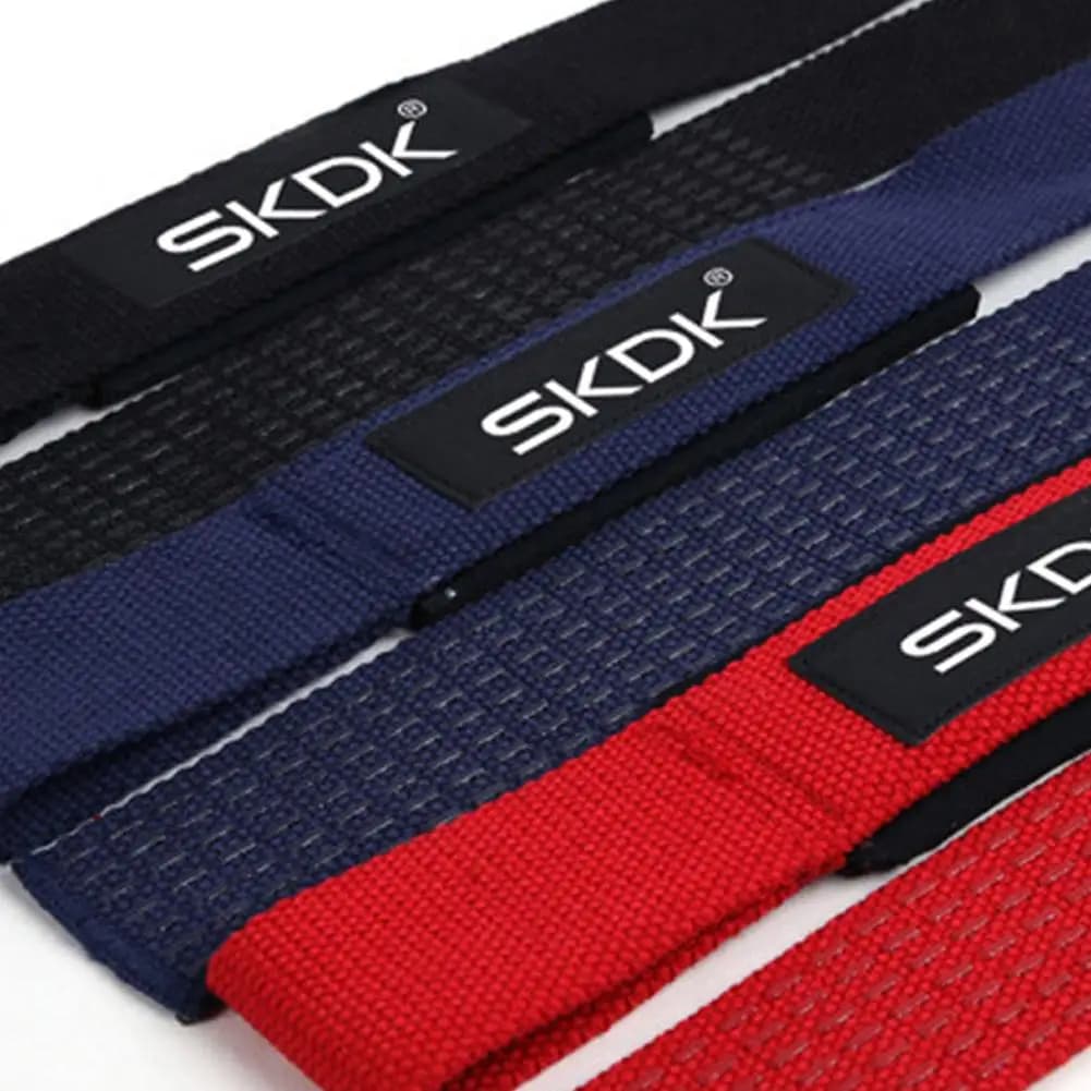 SKDK Cinghie per sollevamento pesi in silicone Antiscivolo Sollevamento da polso Polso Crossfit Forza Cinghie per le mani Impugnature Stacco Supporto per allenamento