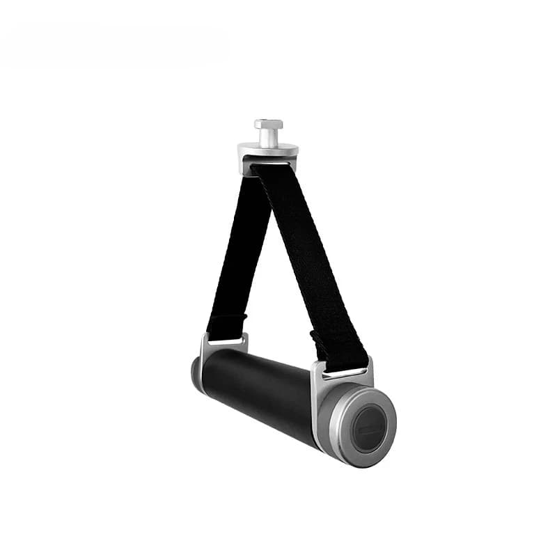Fitness station with metal pull-up adjustable dumbbell resistance strap handle bar