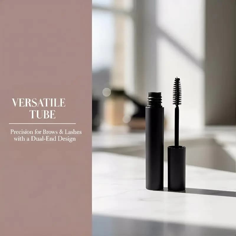 Empty 10ml Mascara bottle with Double Head, Fa-da-Te rechargeable for Eyebrows Gel